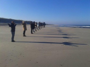 Yoga am Strand